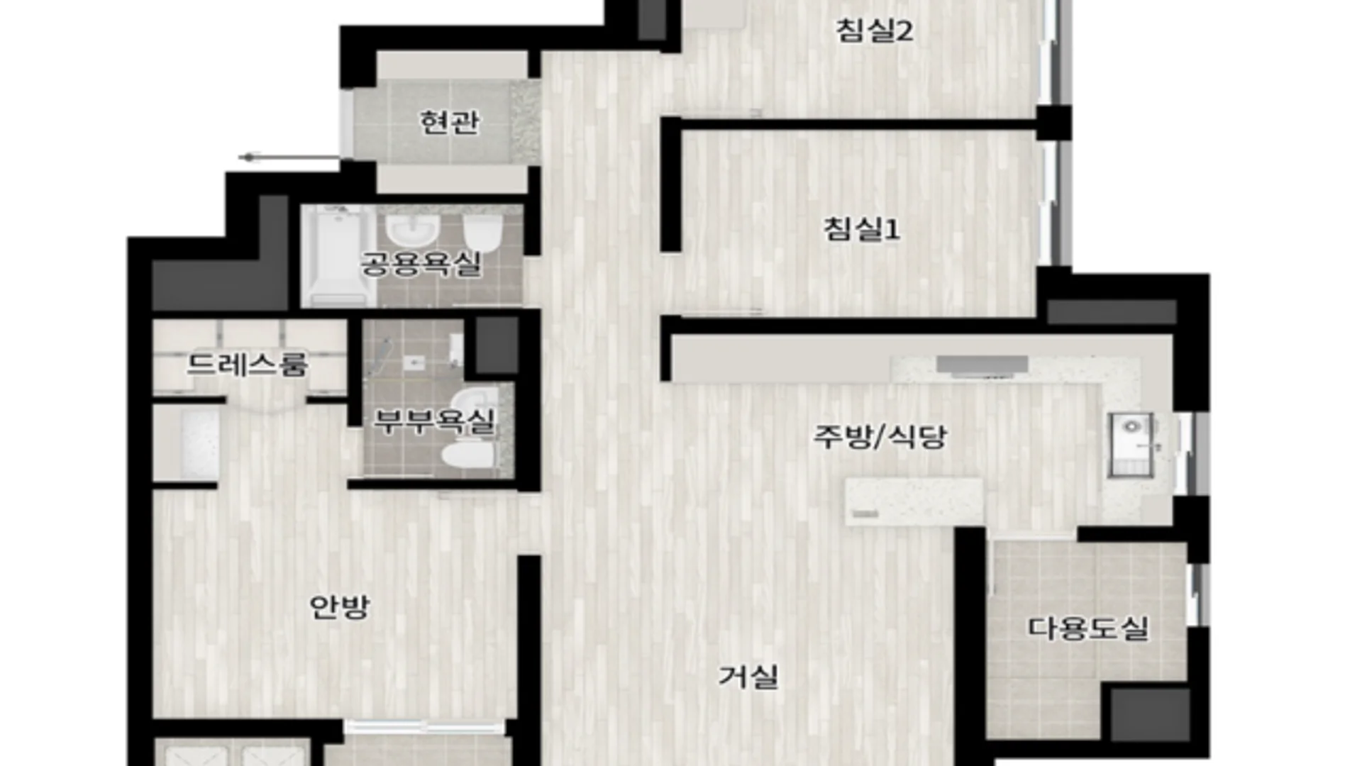 대전 롯데캐슬 더퍼스트 모델하우스 전용 74㎡