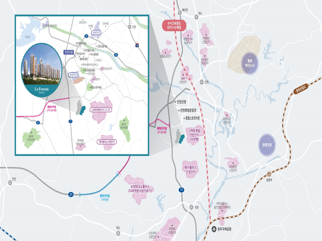 진천 벽산블루밍 입지환경