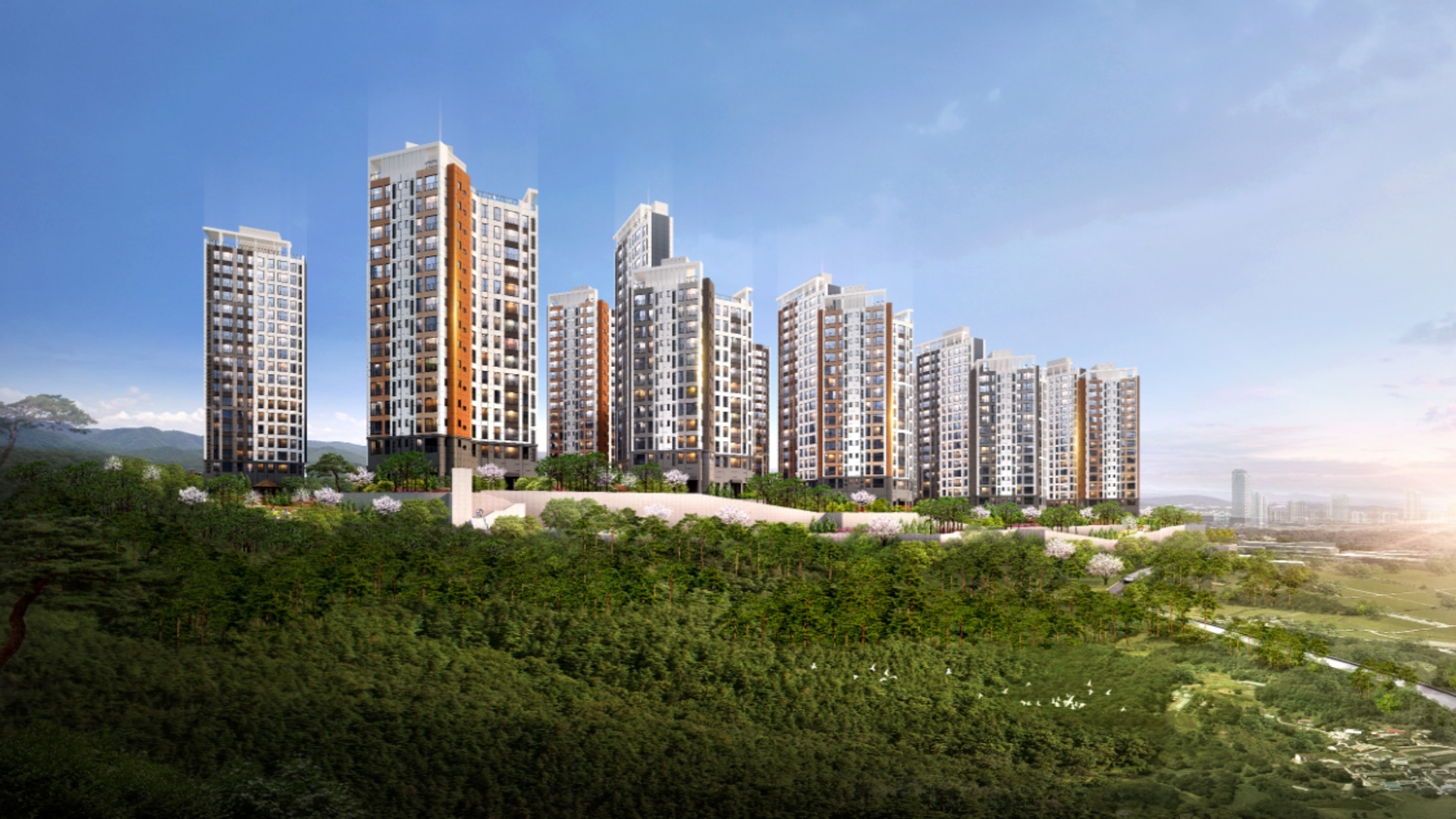 진천 벽산블루밍 전경